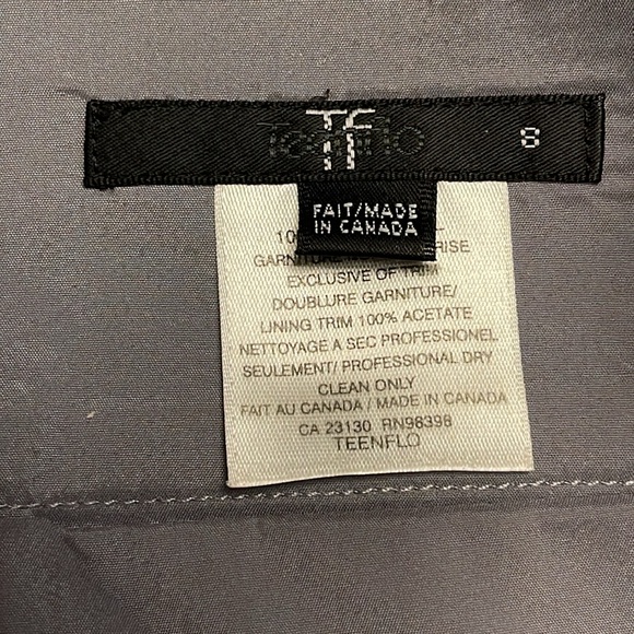 TEENFLO | Light Wool Skirt with Corset Waist - sz 8 - Picture 9 of 10